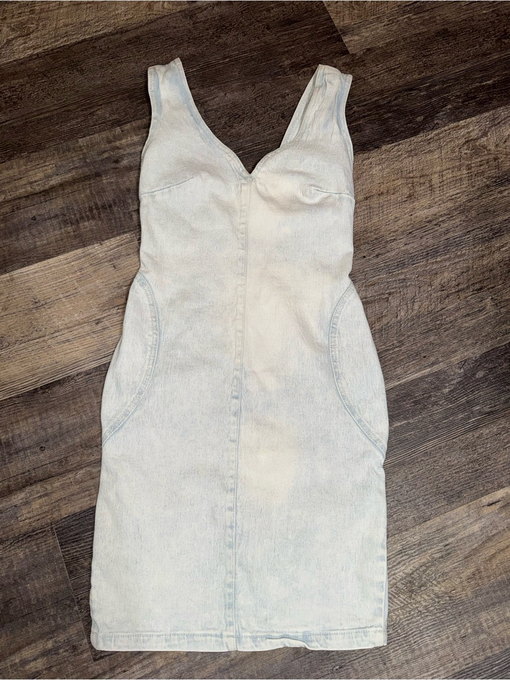 Paris Blues Women’s Light Wash Denim Tank Dress